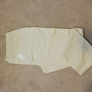 Susan Graver Weekend Cream Cargo Pants